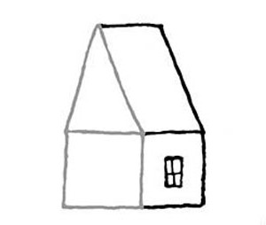 איך לצייר בית עץ