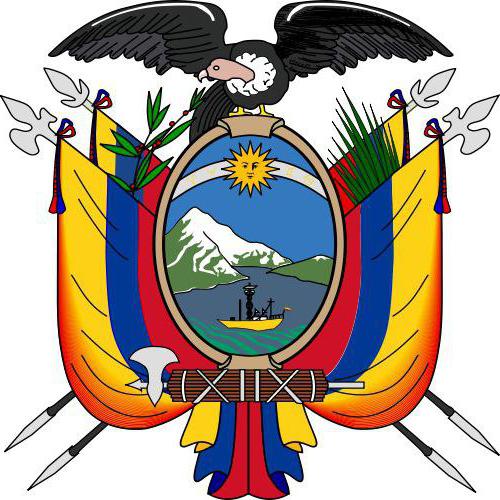 דגל אקוודור ומעיל זרועותיה