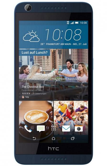 הצג HTC תשוקה 626
