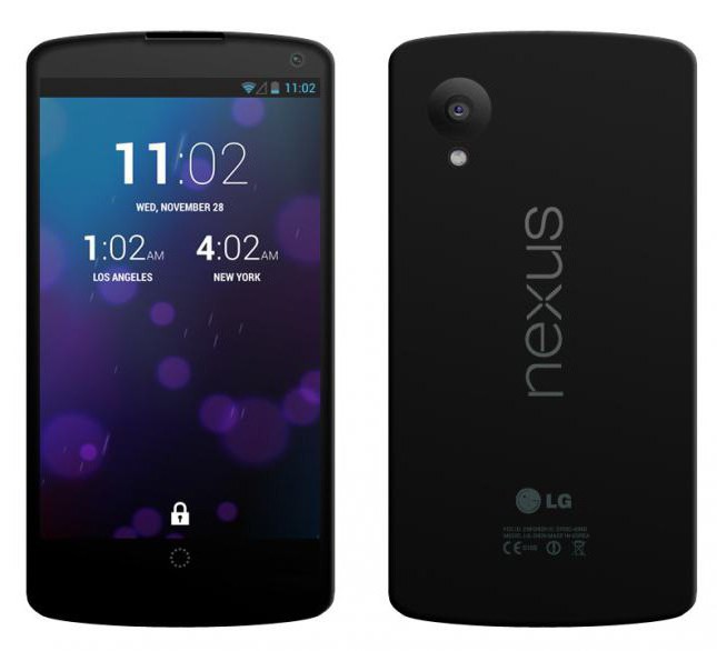 טלפון חכם של Google Nexus
